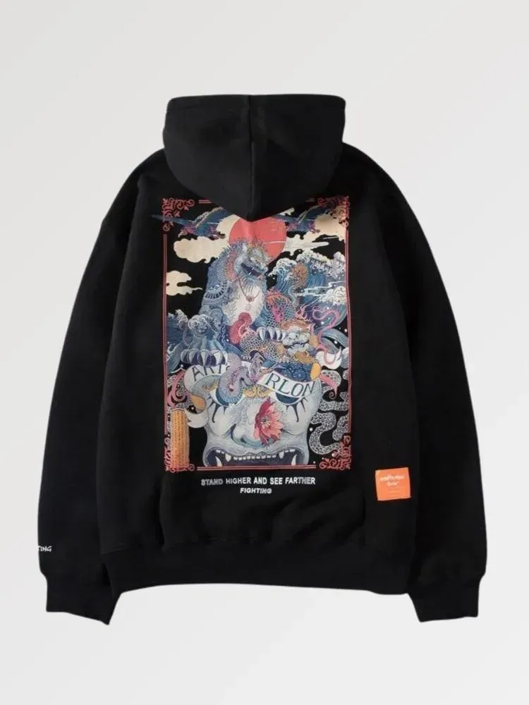 Japon style komaki pull motif japonais