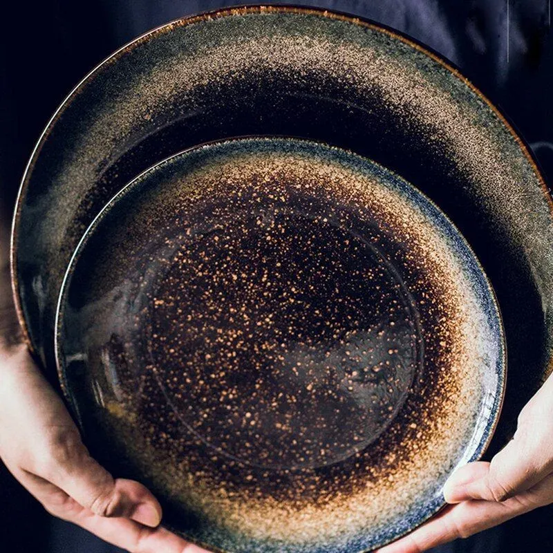 Japon Style Plate Yasu assiette céramique traditionnelle