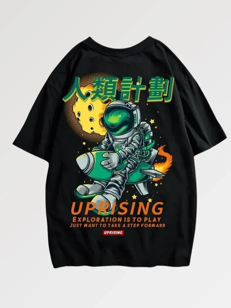 Japon style Yuzzowa t-shirt astronaute
