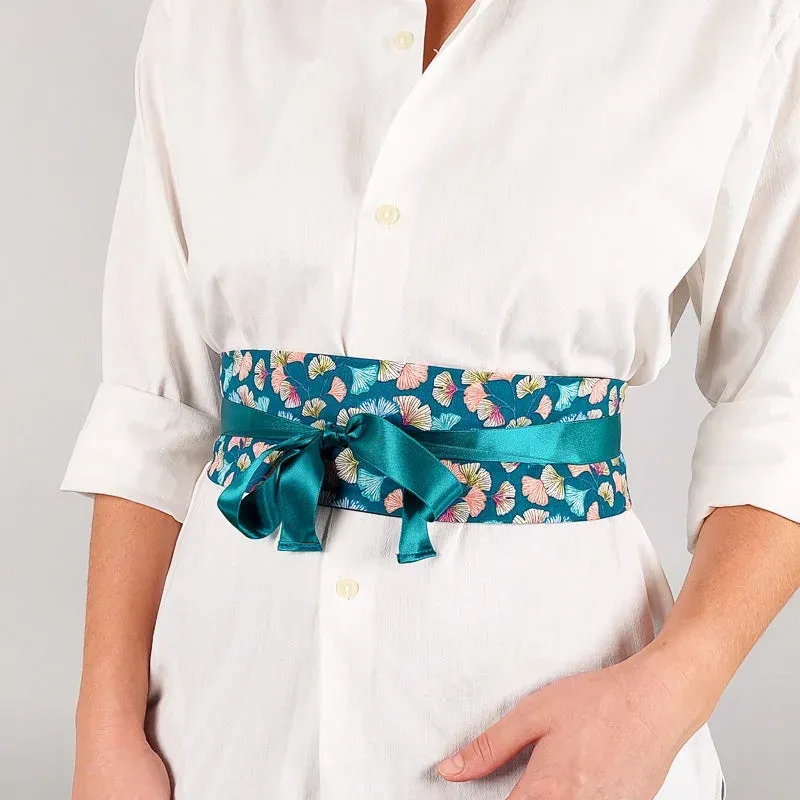 Japon style Obi ceinture femme florale
