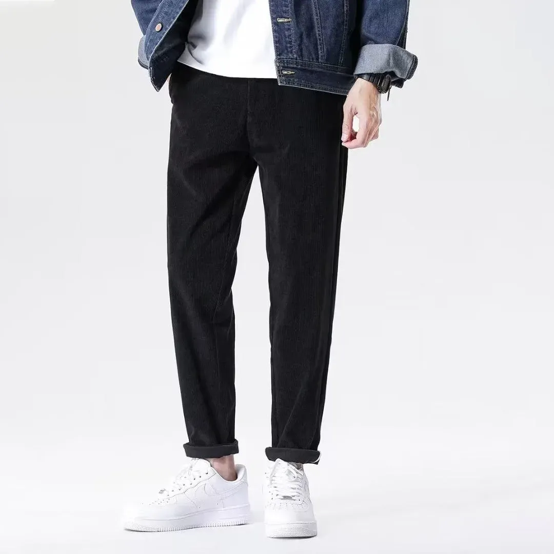 Japon style Satoko Pantalon en velours côtelé