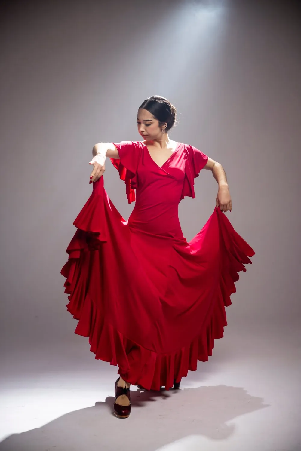 Viva La Feria Olas robe flamenca danse point élastique