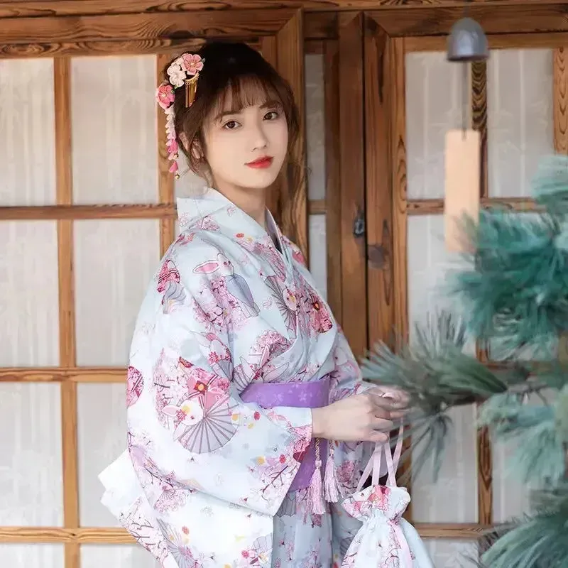 Japon Style Komotori kimono femme motif lapin