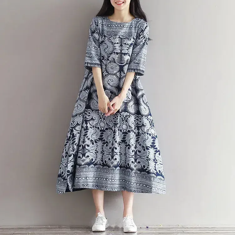 Japon style Robe Motif Japonais ‘agomori’ robe