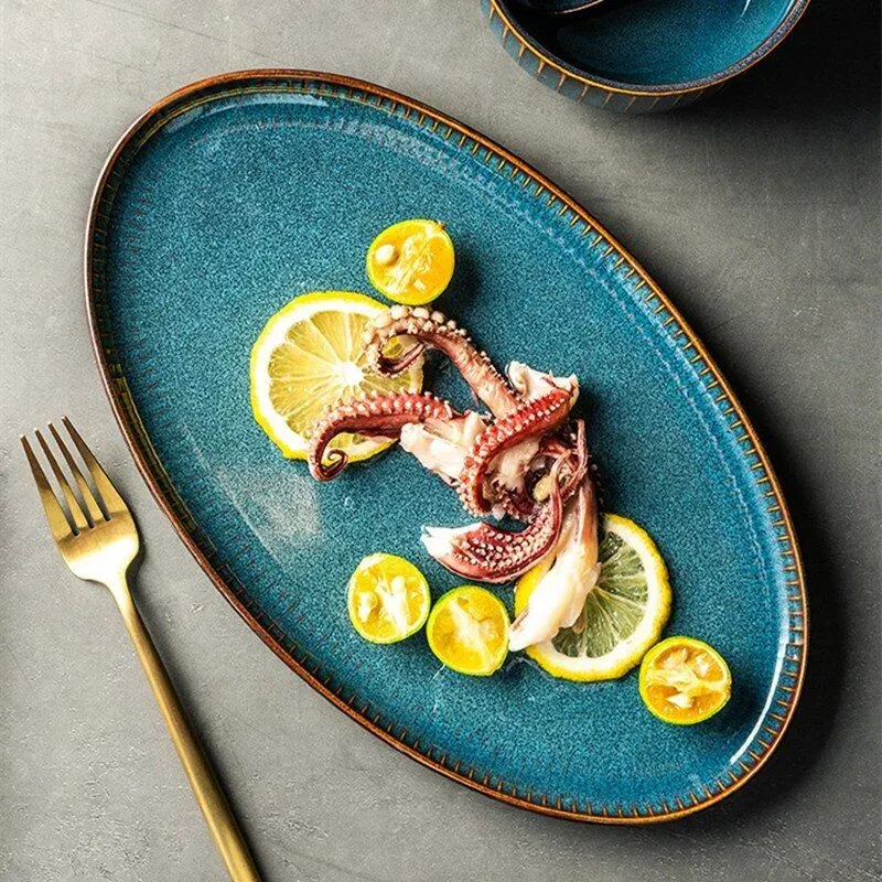 Japon style Yoichi assiette porcelaine