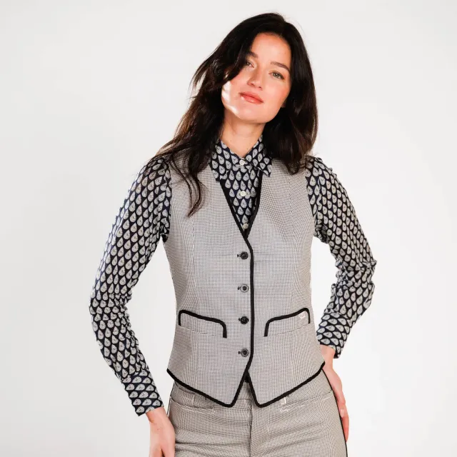 Mistral Gardian gilet femme moleskine coton