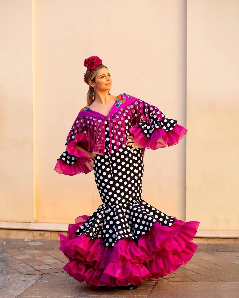 VIVA LA FERIA Palacios robe gitane canastera femme