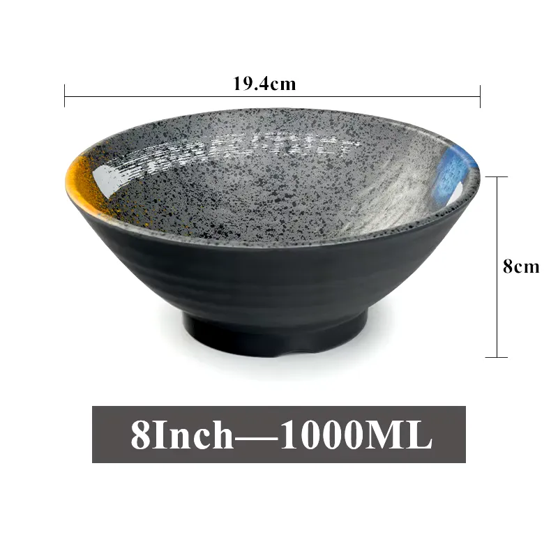 Japon style Tatsu bol ramen mélamine 1 pièce