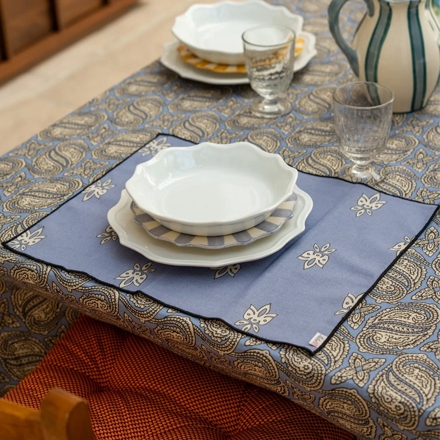 Mistral Mosca Géant set de table lin et coton