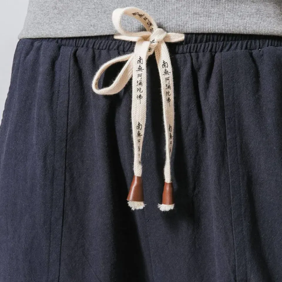 Japon style Riku pantalon harem coton ample
