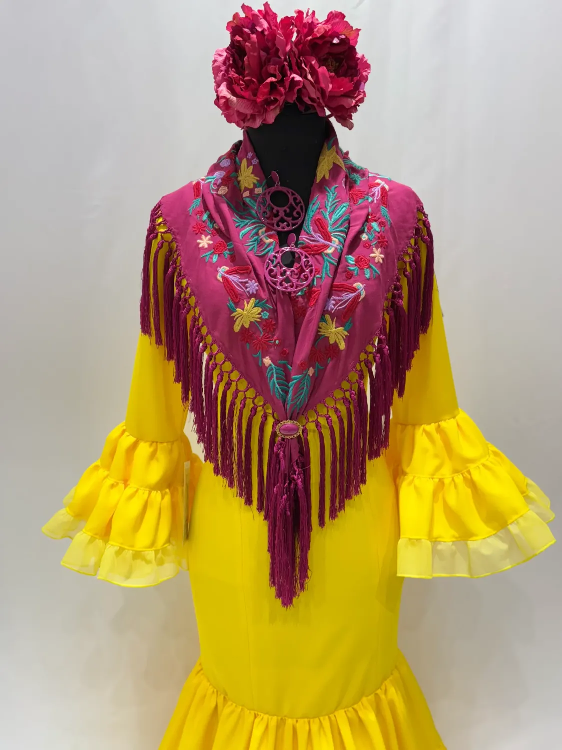 Viva La Feria Canastero robe gitane jaune canastero