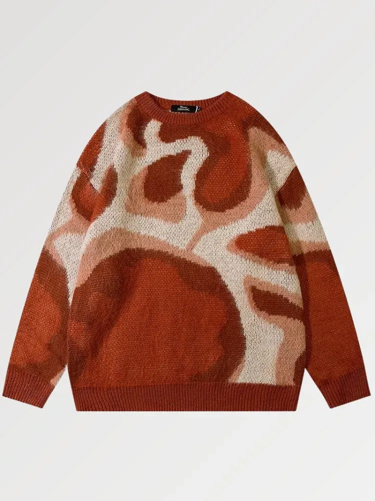 Japon style Graphic Godika pull japonais oversize