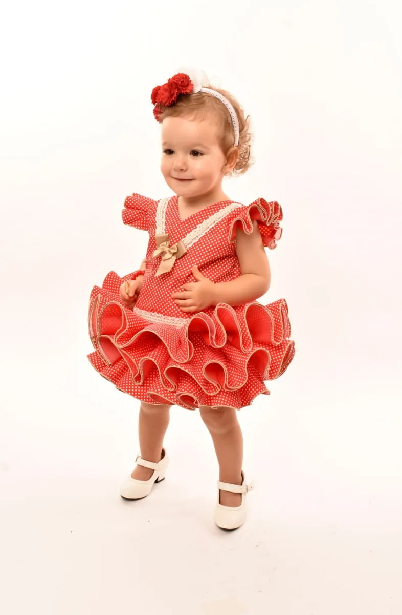 VIVA LA FERIA Vestido flamenco robe bébé avec culotte