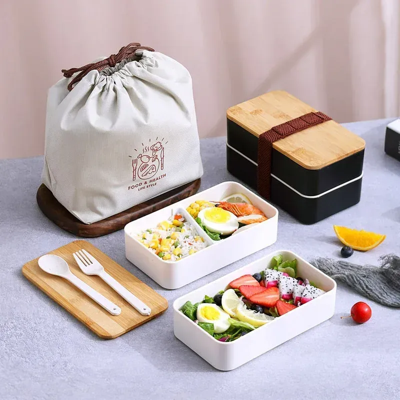 Japon style boîte bento bois lunch box