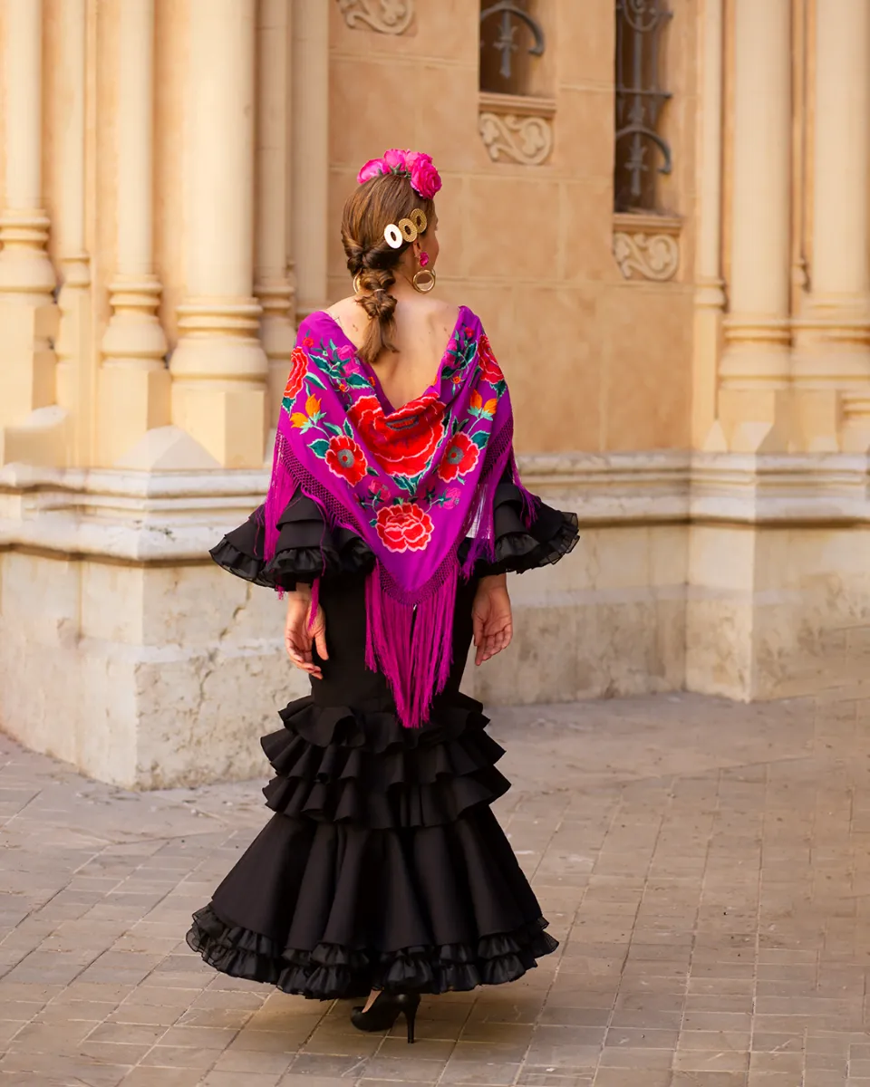 Viva la Feria Malú robe flamenca femme canastero