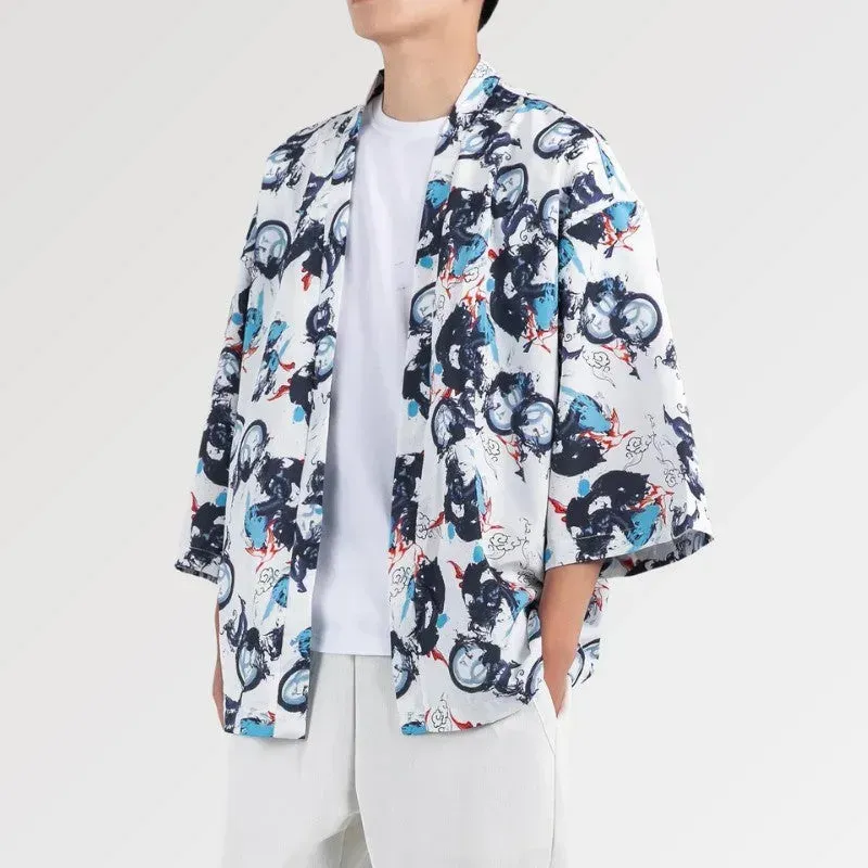 Japon style ‘shibuya’ veste kimono grande taille