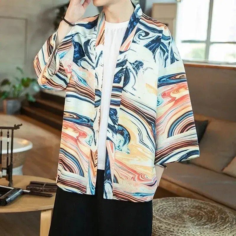 Japon style Kaïto Veste Kimono Homme