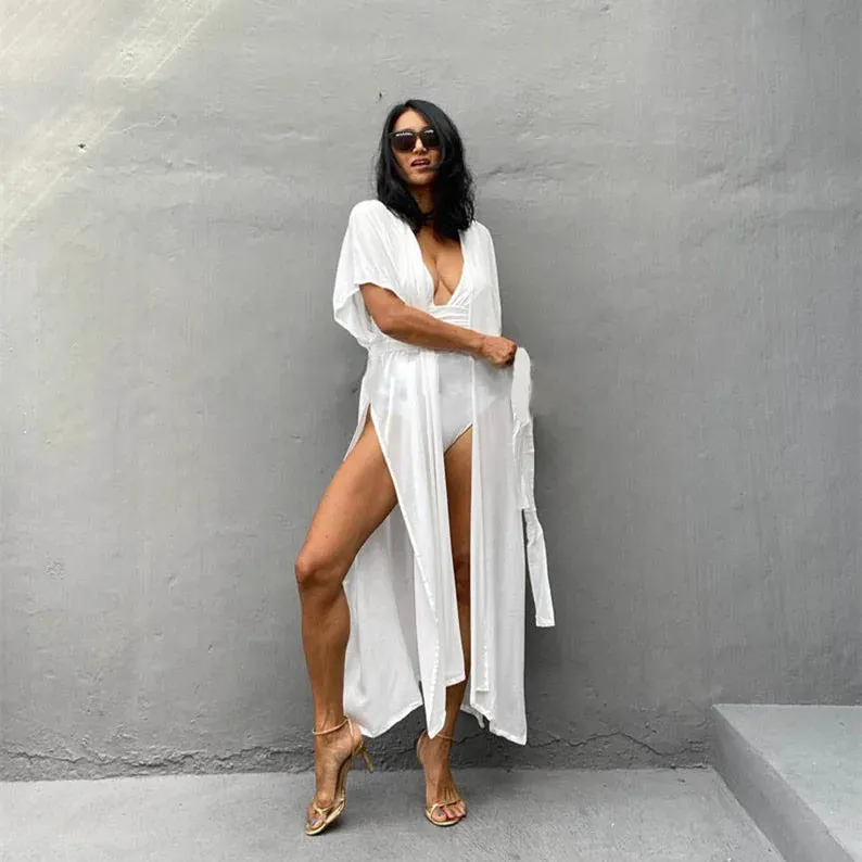 Esprit du Japon Kimono Plage Ceinture à Nouer Coton