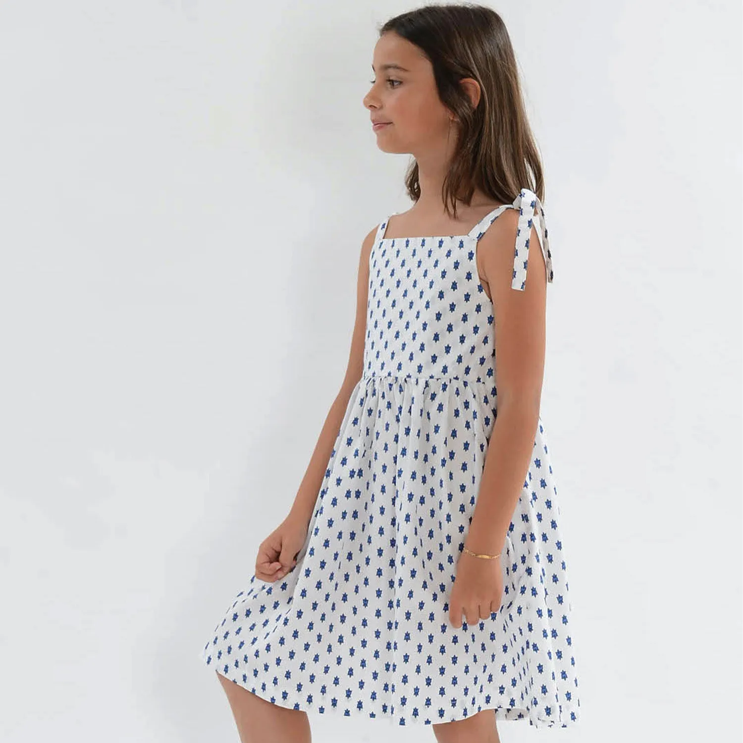 Mistral Calanque Mosca robe fillette coton