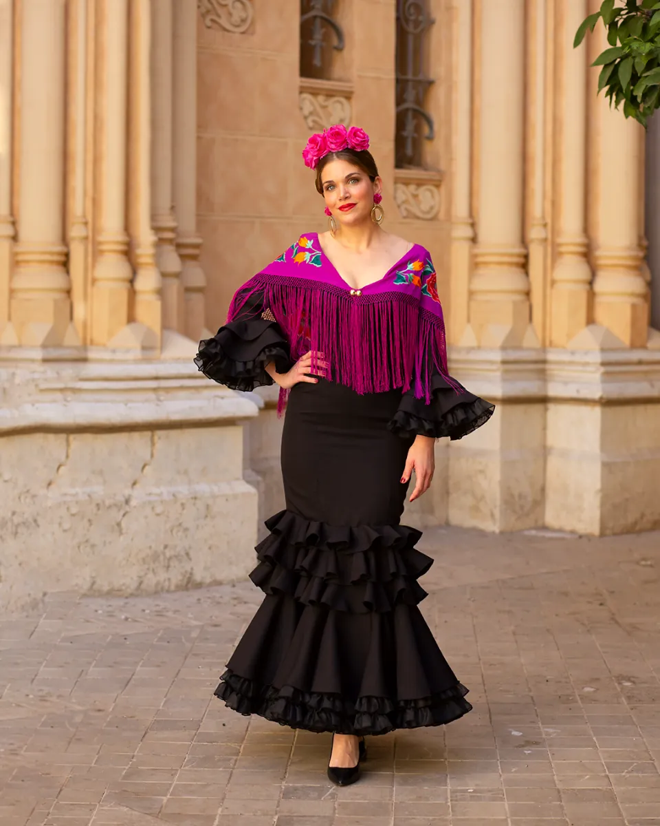 Viva la Feria Malú robe flamenca femme canastero