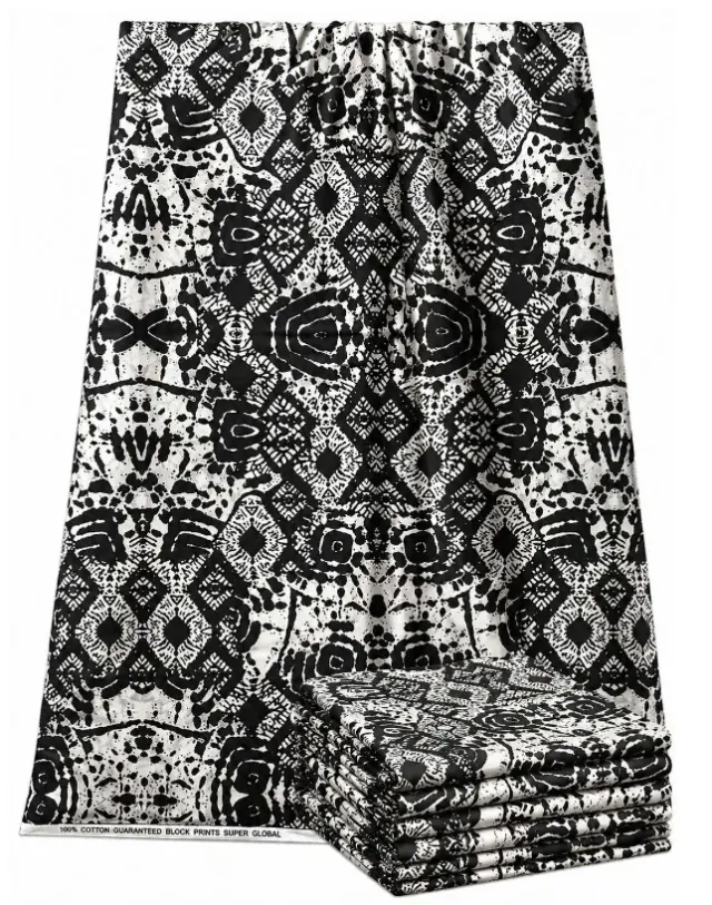 KAVAZI FB-16 tissu coton africain 6 yards