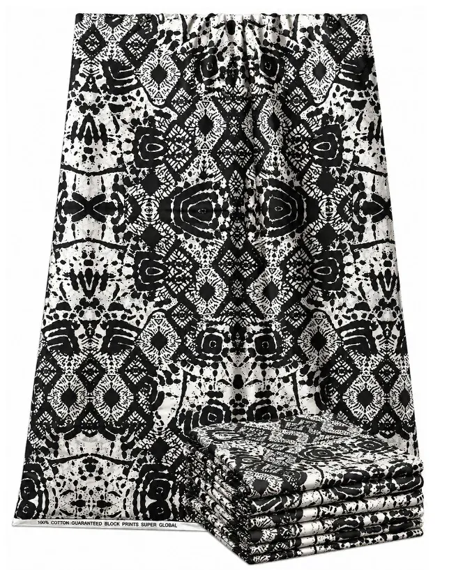 KAVAZI FB-16 tissu coton africain 6 yards