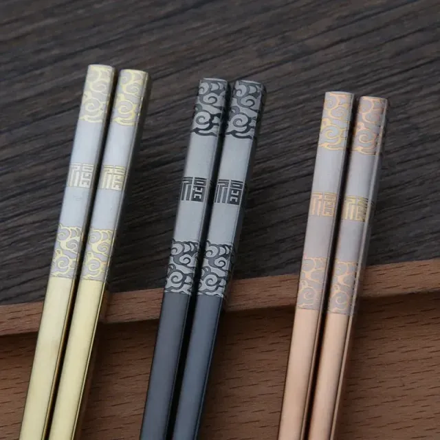 Japon style baguettes japonaises luxe rose gold