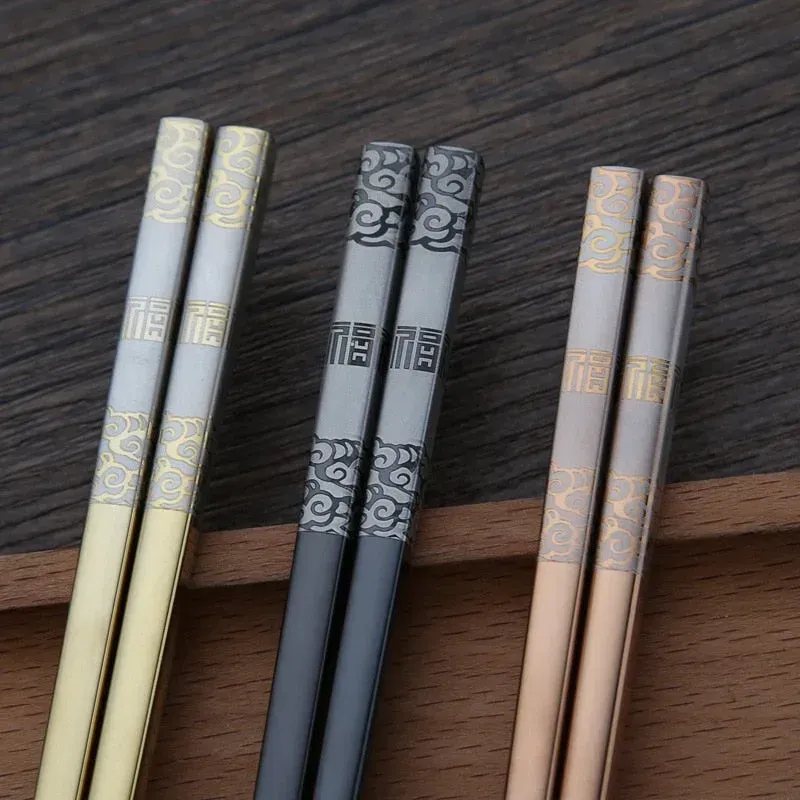 Japon style baguettes japonaises luxe rose gold