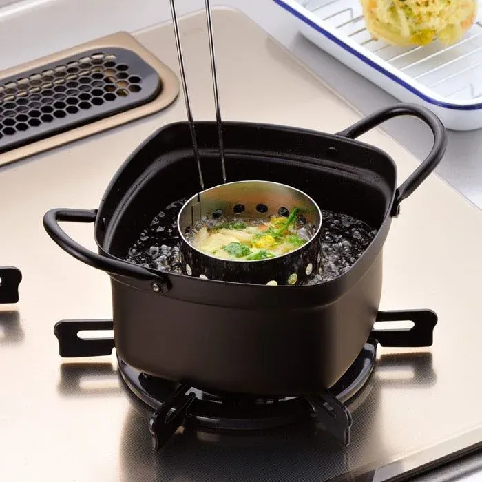 Japon style Ichikawa faitout friture avec filtre