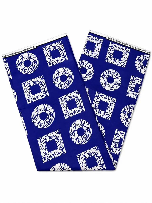 KAVAZI FB-94 tissu coton 6 yards héritage
