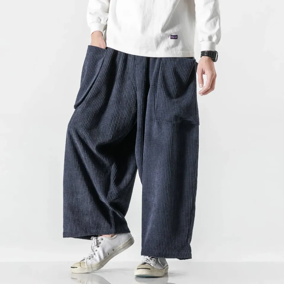Japon style yuunoya pantalon velours côtelé casual chic