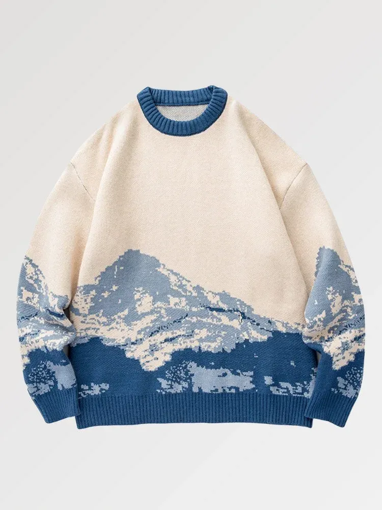 Japon style Mont Fuji yamato Kona pull marron