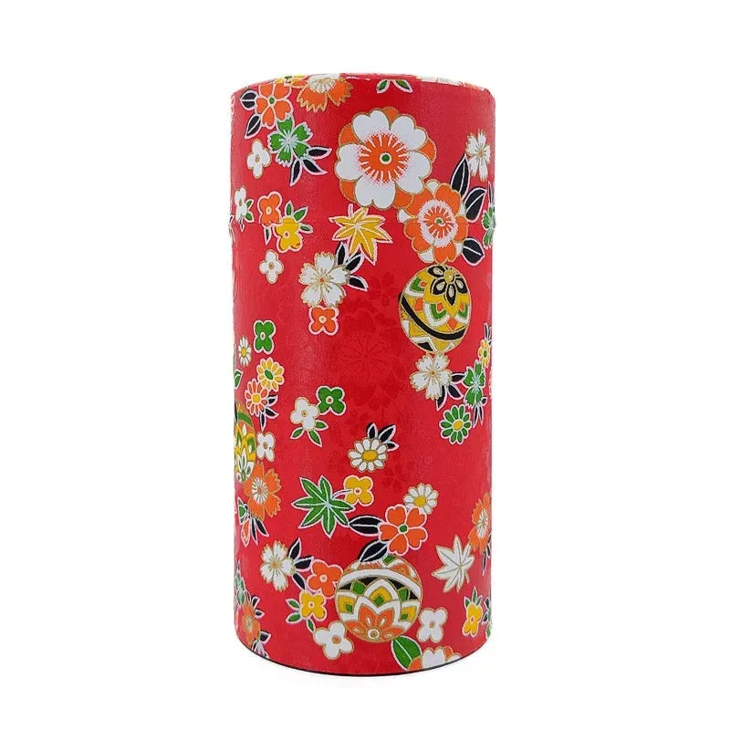 Japon style boîte à thé papier washi motifs floraux