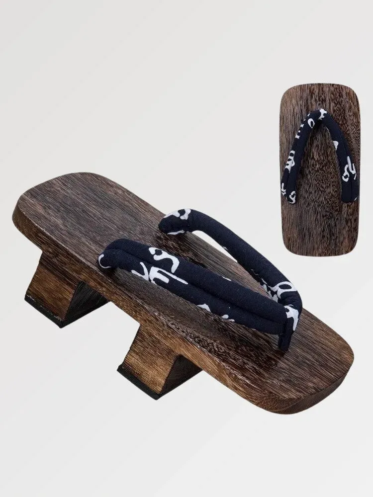 Japon style Geta Japonaise ‘kurashiki’ sandales japonaises en bois