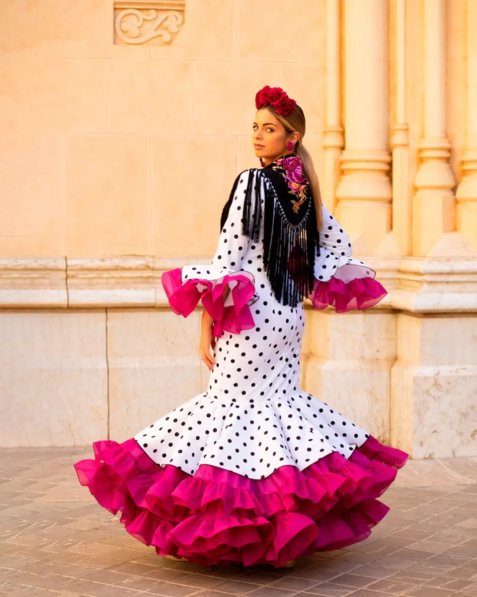 Viva La Feria Palacios robe flamenco