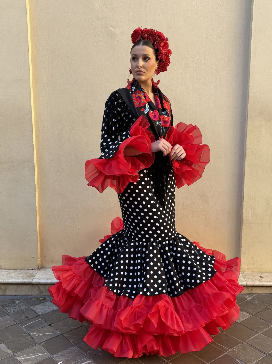 Viva La Feria Tronío robe flamenca