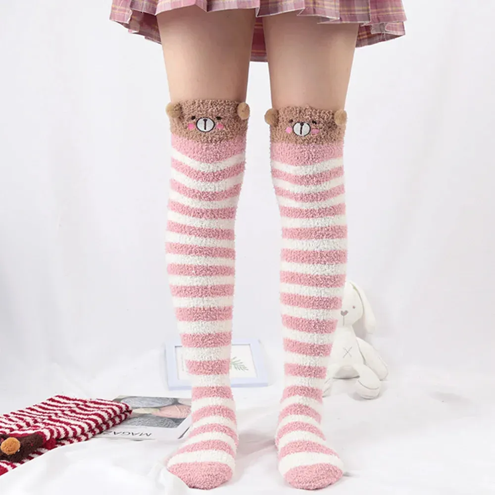 Japon style Kawaii chaussettes hautes fantaisie