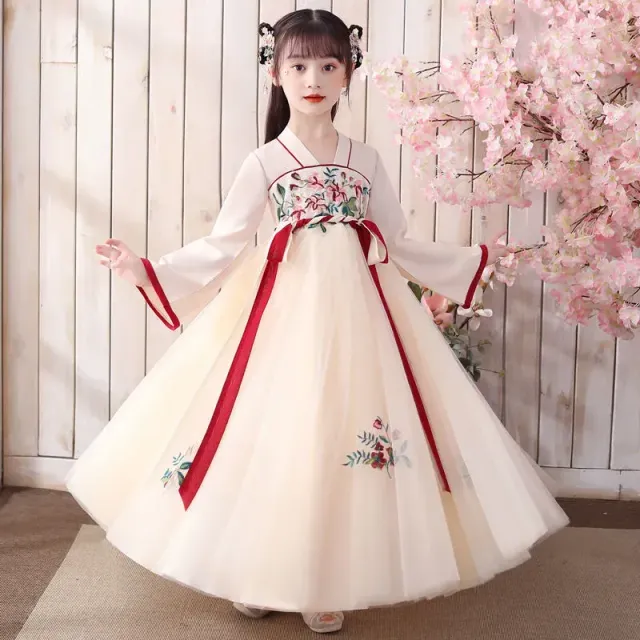 Japon Style Robe Japonaise Fille Motifs Fleuris