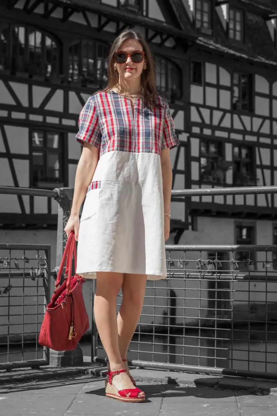 Geht's In Lisel robe chemise lin et kelsch