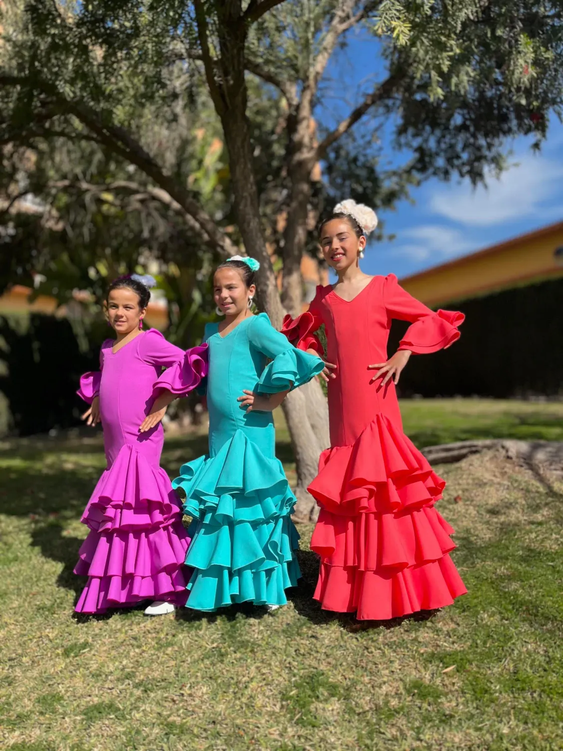 VIVA LA FERIA Triana robe flamenca fille
