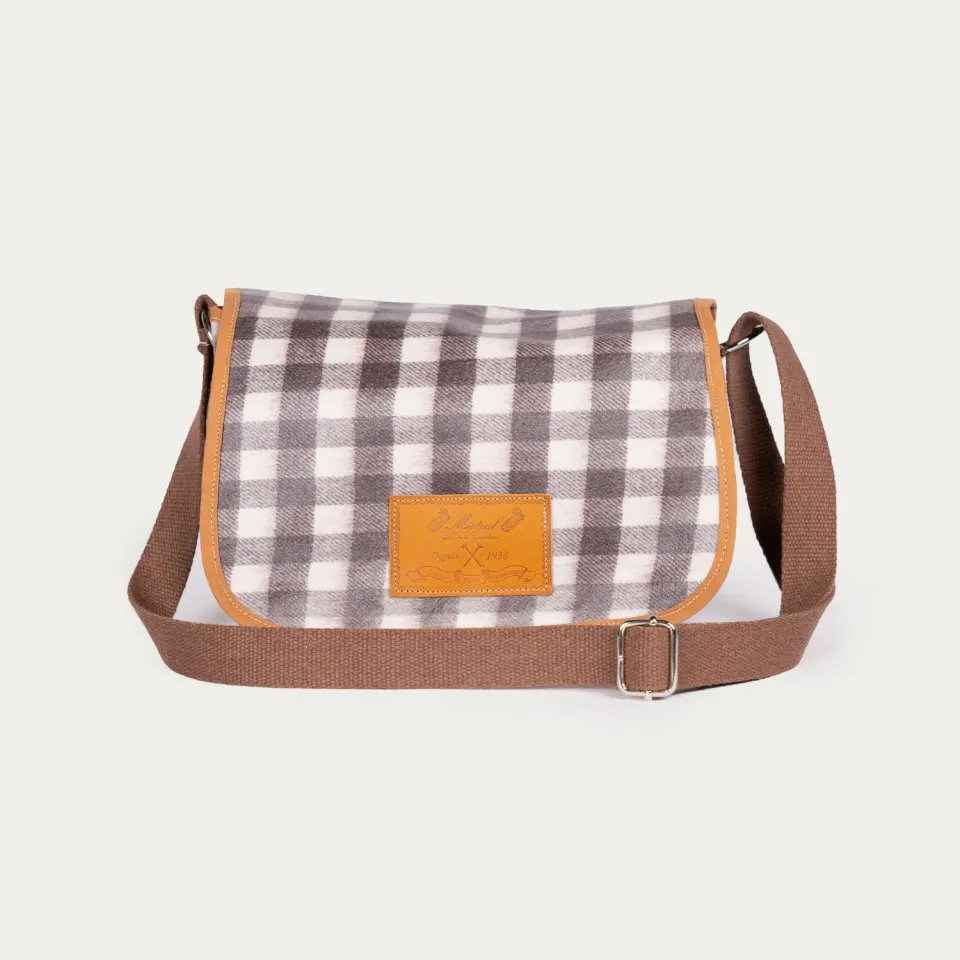Mistral Sac Saquetoun Camargue sac laine carreaux
