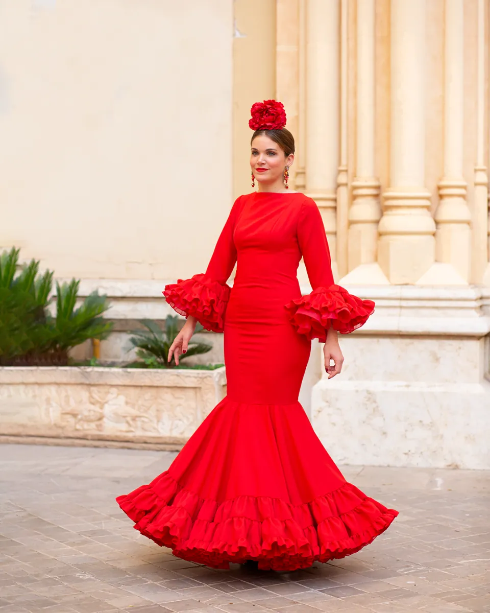 Viva la Feria Leonor robe gitane volants canasteros