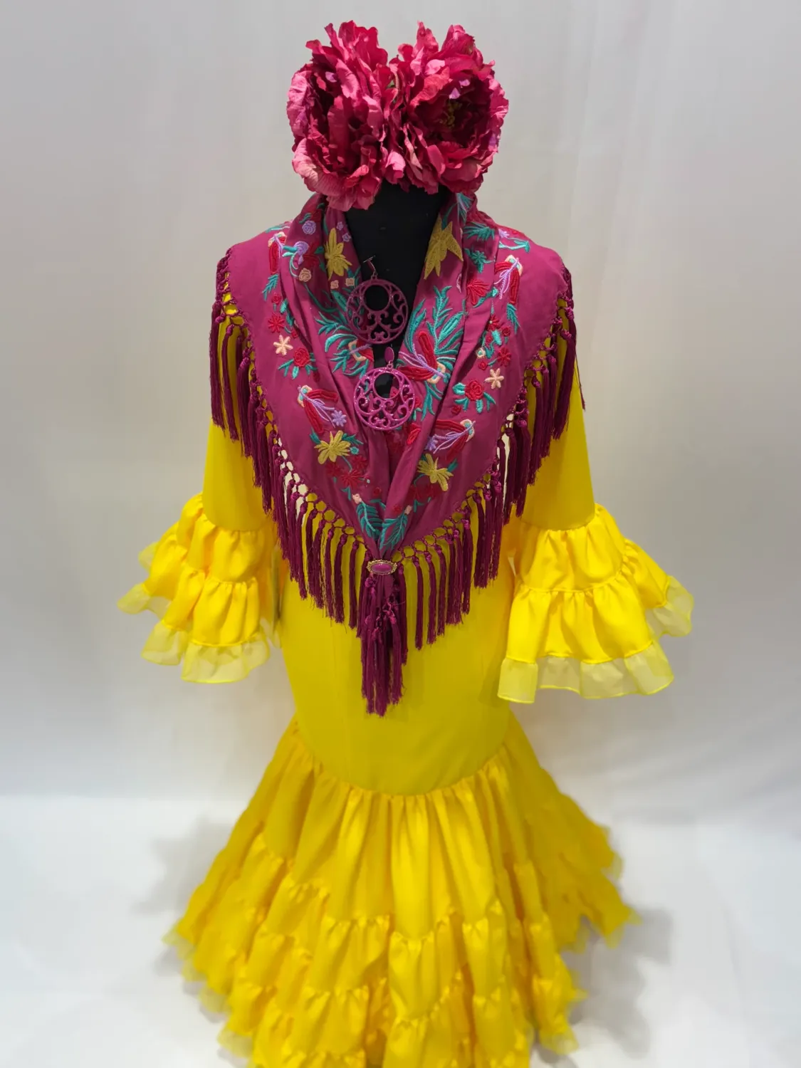 Viva La Feria Canastero robe gitane jaune canastero