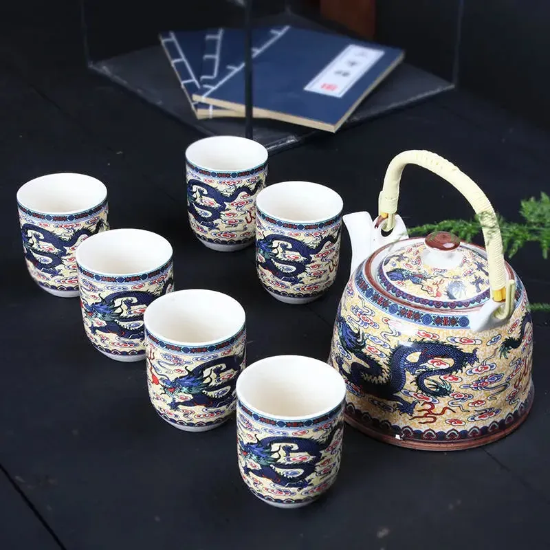 Japon style ensemble théière et tasse japonaise cérémonie