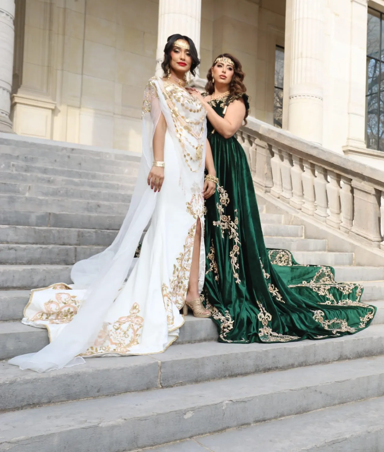 Célèbr'Orient Dalal fergani velours vert émeraude