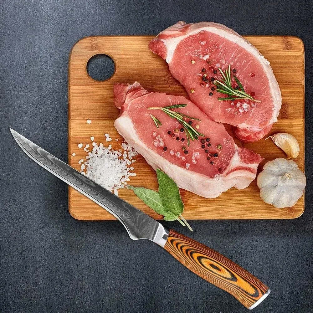 Japon style Sayumi couteau désosseur acier damas
