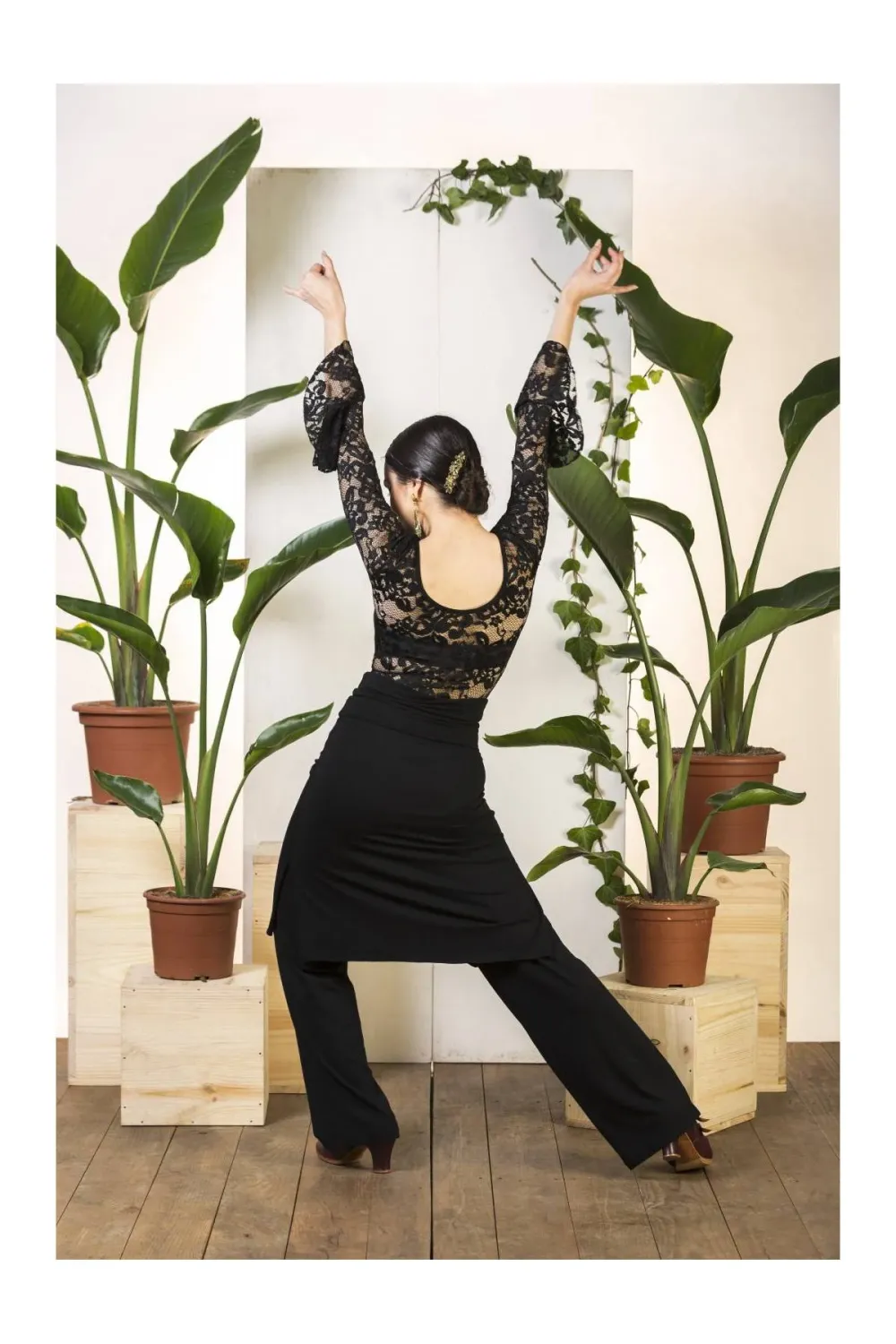 Viva la Feria Argel jupe-pantalon danse point élastique