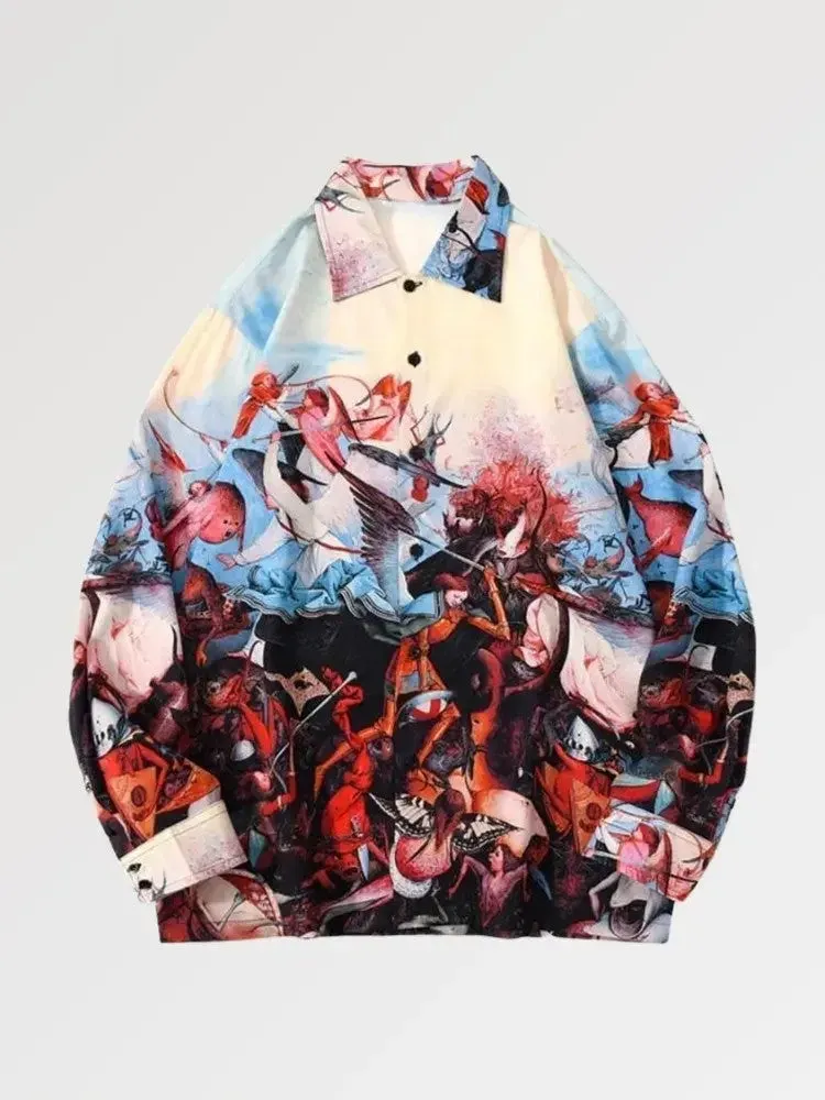 Japon style ‘Bushido Code’ chemise samouraï