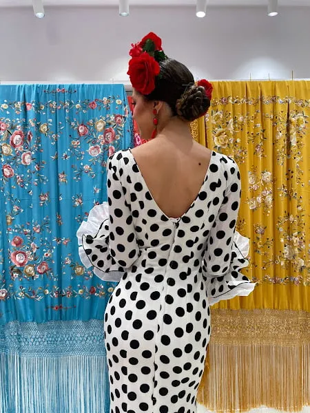 Viva La Feria Real robe flamenca à volant cancan