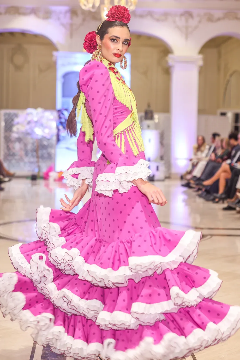 Viva La Feria Triniá robe flamenco à pois